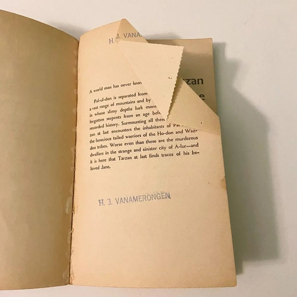 Vtg 60s Mix Lot of 20 Famous Tarzan Series Edgar Rice Burroughs Ballantine Books - Picture 9 of 16